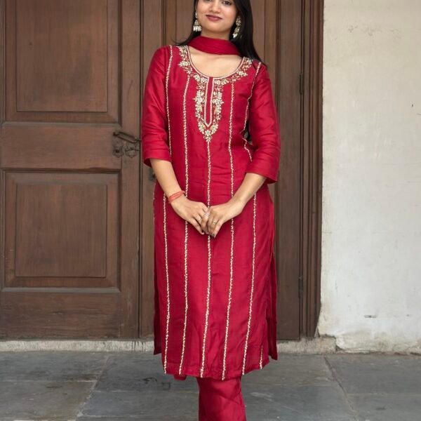 IMG_8992 Meher Dola silk Embroidered suit set
