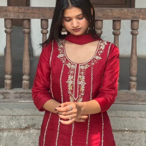 IMG_8997 Meher Dola silk Embroidered suit set