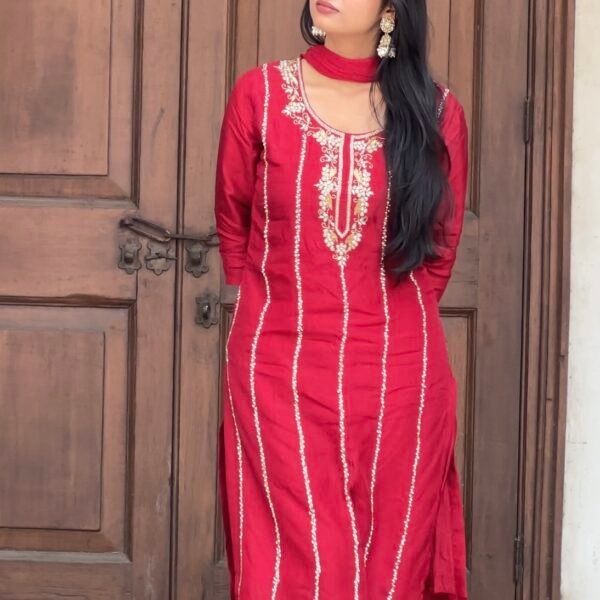 Screenshot Meher Dola silk Embroidered suit set