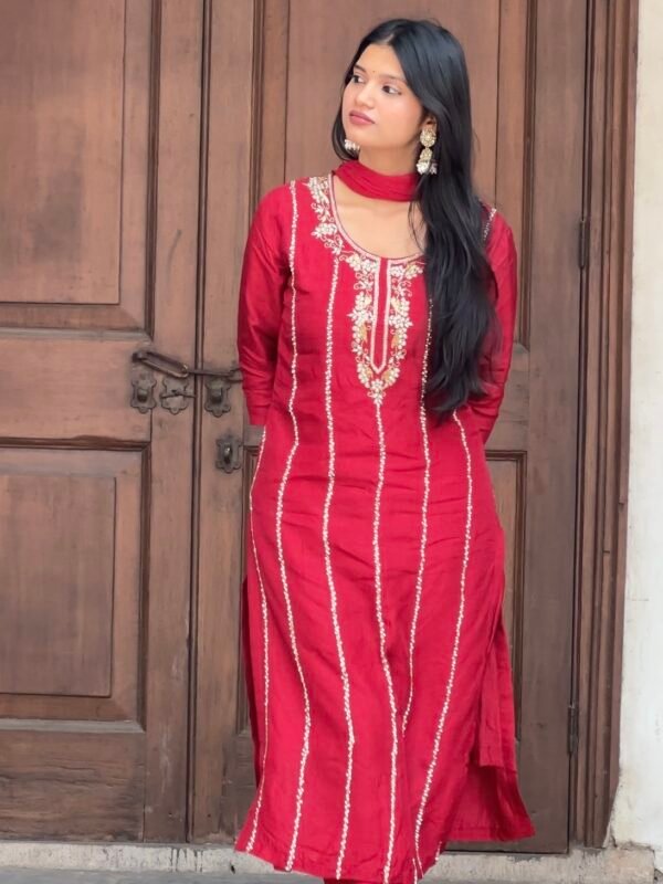 Screenshot Meher Dola silk Embroidered suit set