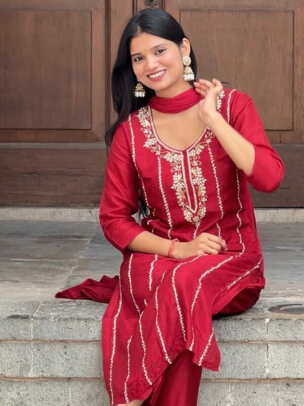 Screenshot Meher Dola silk Embroidered suit set