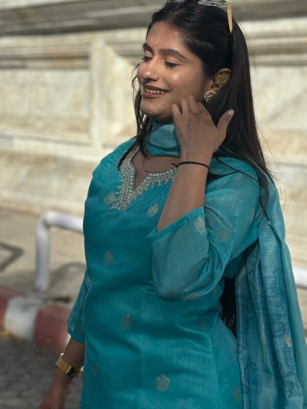 IMG_2406 Heer chanderi Embroidered Suit Set