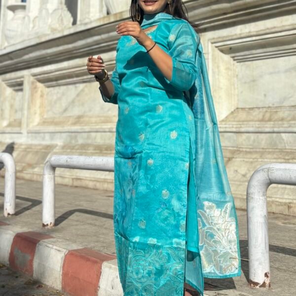 IMG_2407 Heer chanderi Embroidered Suit Set