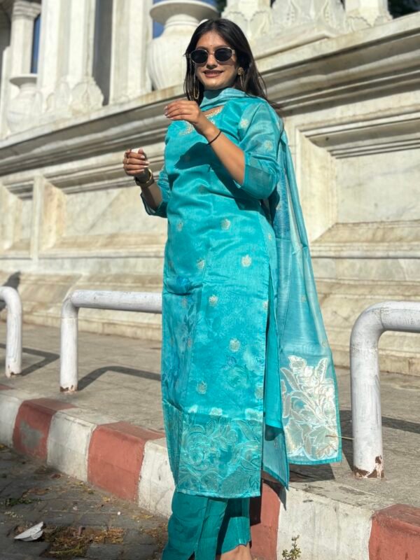 IMG_2407 Heer chanderi Embroidered Suit Set