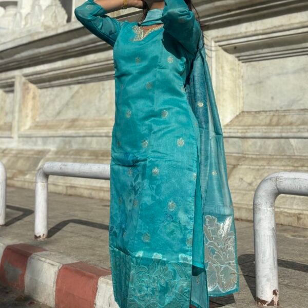 IMG_2408 Heer chanderi Embroidered Suit Set