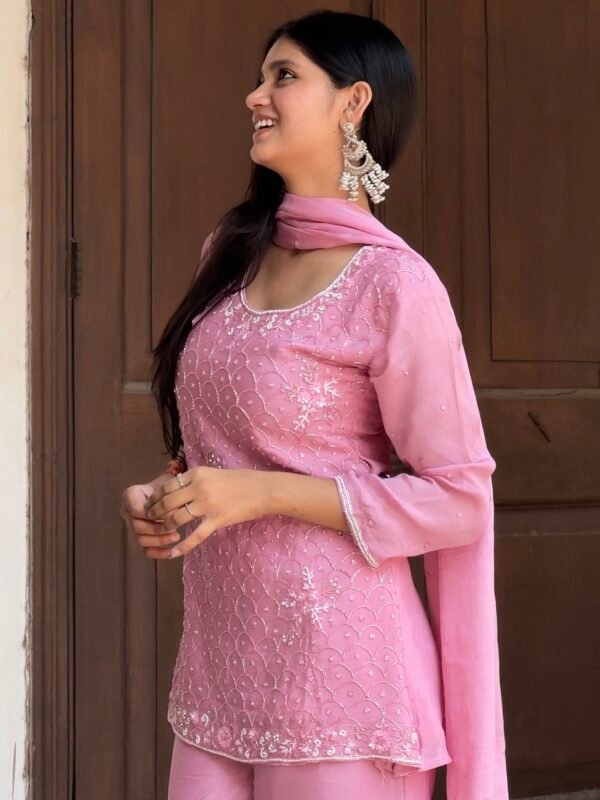 Screenshot Mishri Embroidered Sharara Suit Set