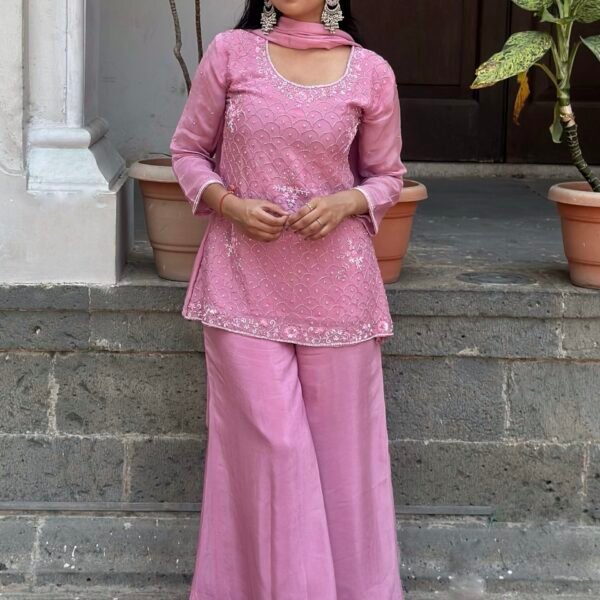 IMG_3224.JPG Mishri Embroidered Sharara Suit Set