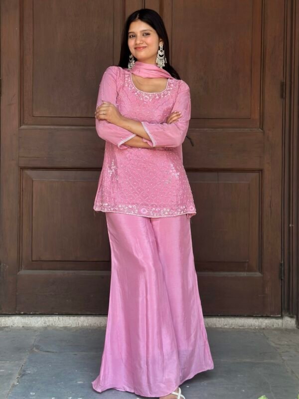 IMG_3226.JPG Mishri Embroidered Sharara Suit Set