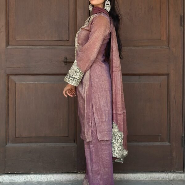 IMG_3234.JPG Sahiba Crust Tissue Embroidered Pakistani Suit
