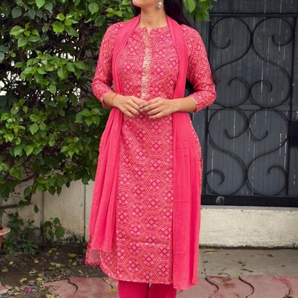 IMG_8350 Vanya Bandhej Embroidered Suit Set