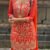 Raabta Orange Hand Embroidered Sharara Suit