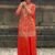 Raabta Orange Hand Embroidered Sharara Suit