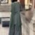 Niya Green Hand Embroidered Sharara Suit