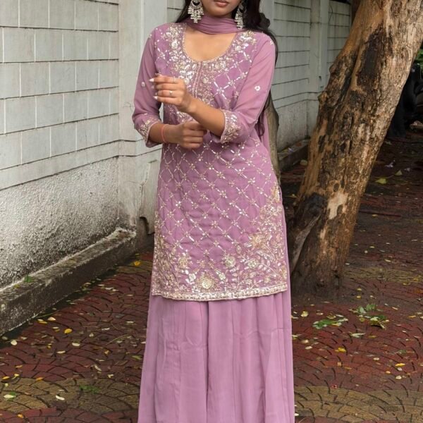 i9dho1gl4xq8vblmzxdy Nayab Lilac Hand Embroidered Sharara Suit