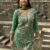 Khwaab Green Hand Embroidered Sharara Suit