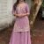 Nayab Lilac Hand Embroidered Sharara Suit