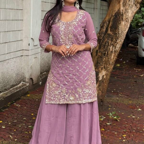 zrvuxn07o96mkc0g3zg4 Nayab Lilac Hand Embroidered Sharara Suit