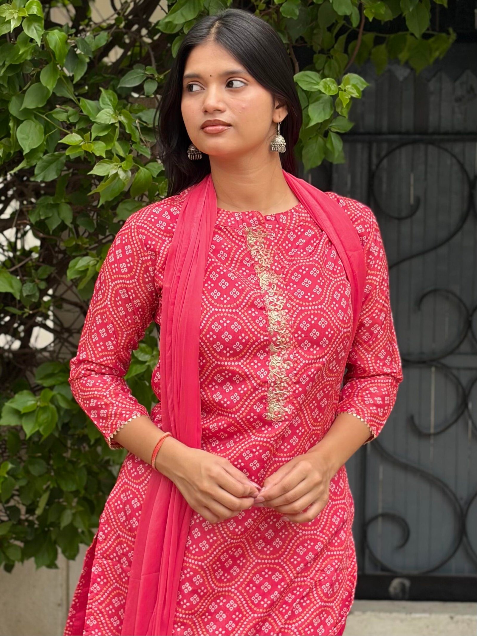 Vanya Bandhej Embroidered Suit Set Vanya Bandhej Embroidered Suit Set